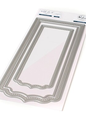 Metal cutting dies Large label mold Scrapbook paper craft kn