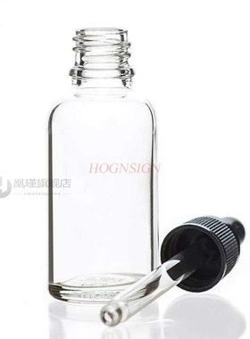 Transparent screw-top glass dropper bottle 50ml sealed dropp