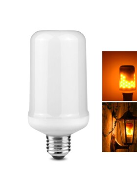 85V-265V 3528SMD E27 LED Corn Bulb Dynamic Flame Effect Fire