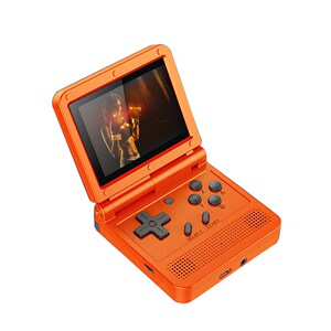 Powkiddy V90 Retro  Console Flip Linux System Handheld  Cons