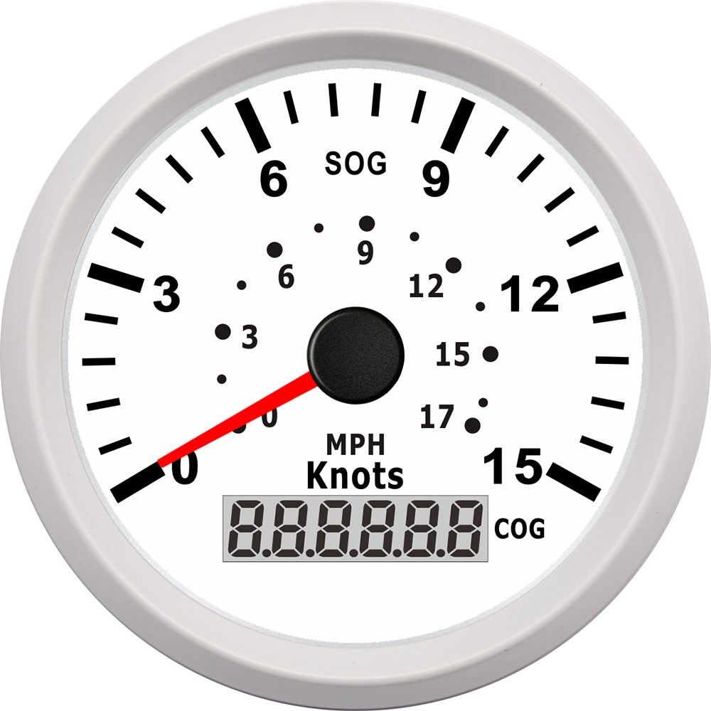 85mm GPS Speedometer motorcycle 15Knots 0-17 MPH niversal Bo