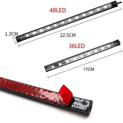 LED Car Foot Light Ambient Lamp With USB Wireless Remote Mus
