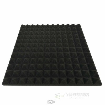12 Pack Pyramid Shape Soundproof Foam Sound Proof Padding Tr