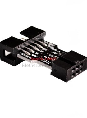 10 Pin to 6 Pin Adapter Board for AVRISP MKII USBASP STK500