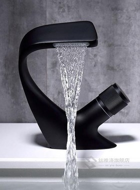 Black Faucet Bathroom Faucets Hot Cold Water Mixer mixing va
