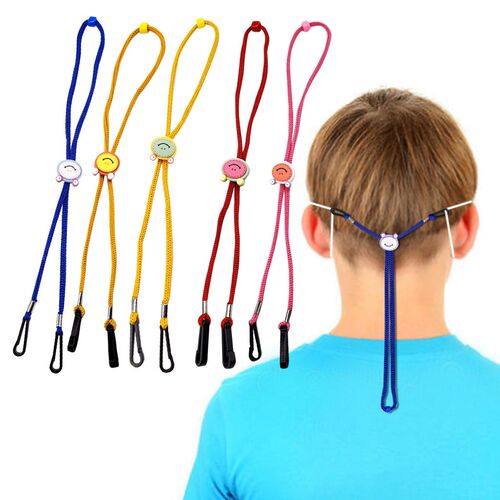 5pc Kids Children Face Mask Lanyard Han