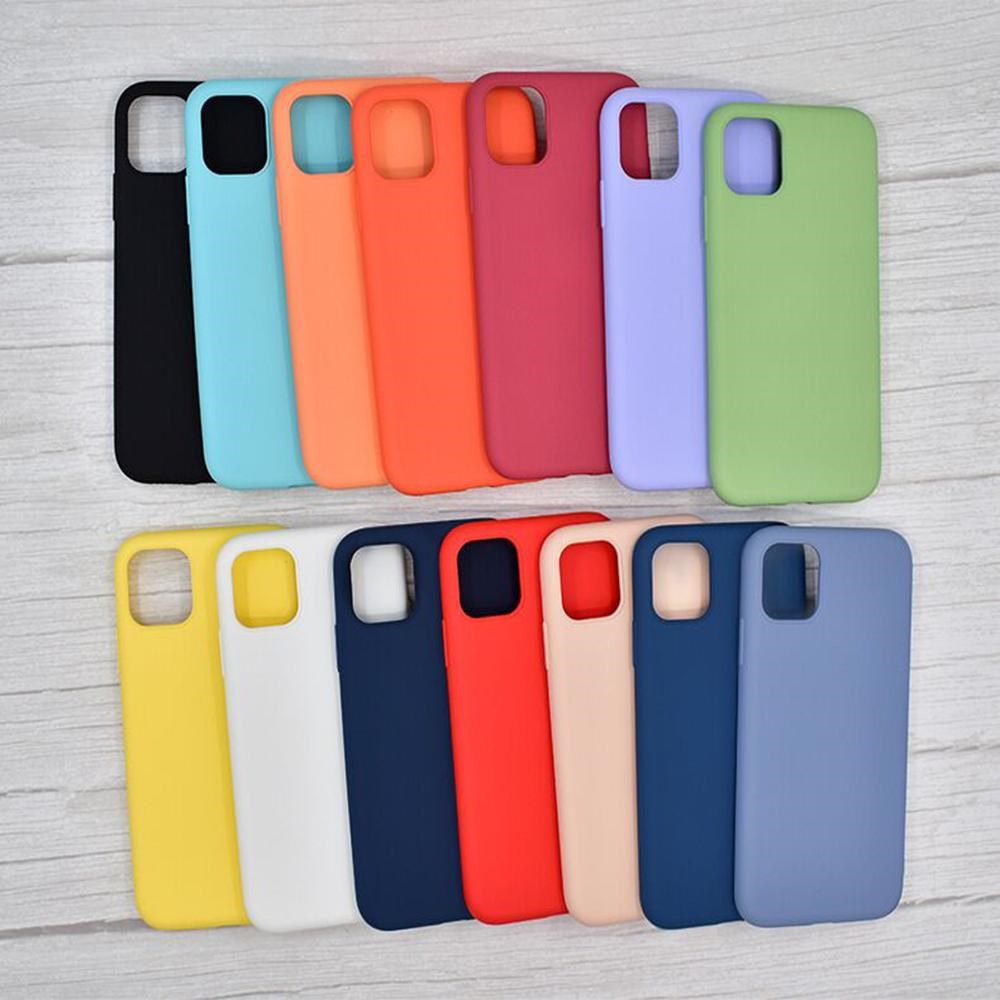 Phone accessories Pure color cases for iphone 11pro max 11