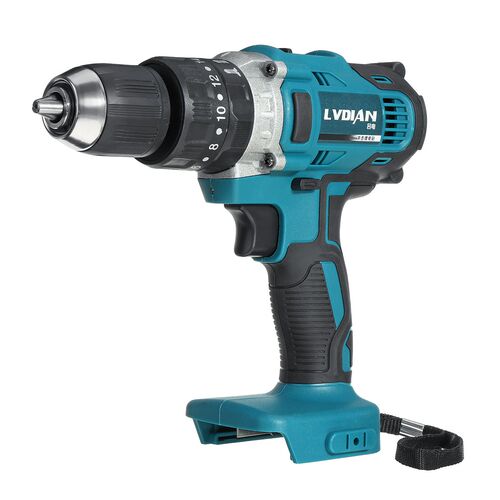 18V 3 In 1 Electric Cordless Impact Drill 13mm 2-Speed Recha