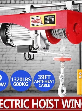 600KG Electric Hoist Scaffold Winch Lifting Crane Wire Motor