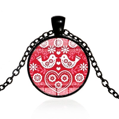 SONGDA Classic Artist Polish Folk Pattern Long Necklace Hand