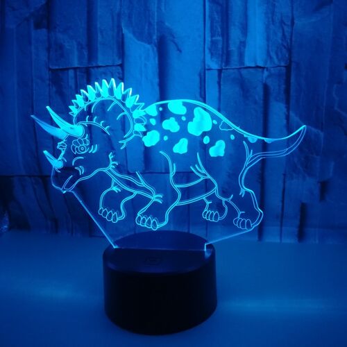 Dinosaur 3d Led Lighting Table Lamp Acrylic Creative Deskto