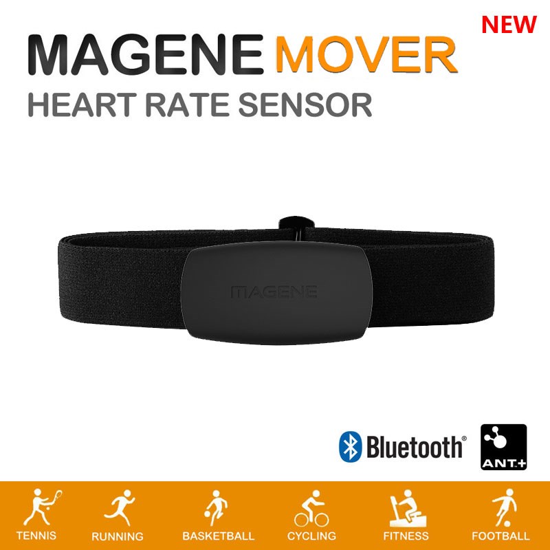 Magene Bluetooth4.0 ANT+Heart Rate Sensor fit for GARMIN Bry