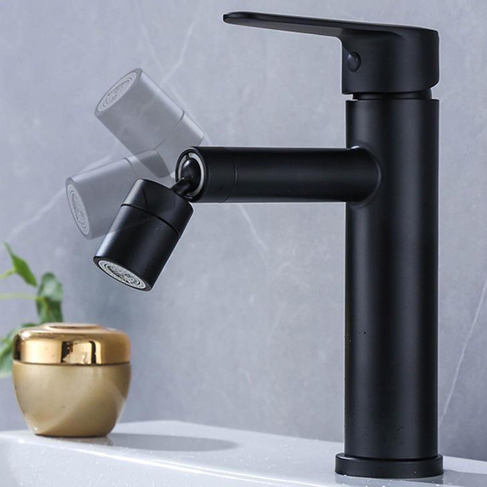 modern bathroom high rise countertop basin mixer tap single