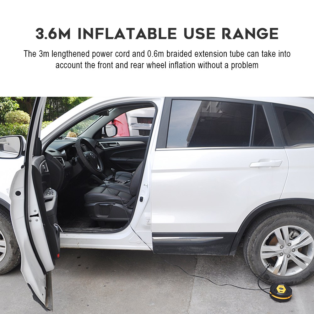 Portable Automobile compressor 12V Car Air Pump automatic co