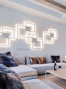 Hartisan Led Wall Lamp geometric splicing DIY Simple Atmosph