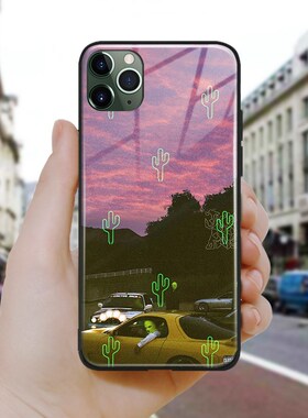 Jackboys Travis Scott Soft Silicone Tempered Glass For IPho