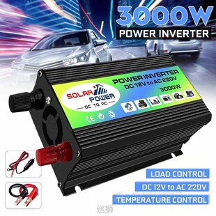 3000W Power Inverter DC 12V to AC 220V Boat Car Inverter USB