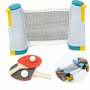 Table Tennis Net Ping Pong Set Retractable Net Rack Portable