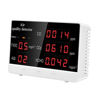 Air Quality Detector/Monitor Accurate Tester for CO2 Formald