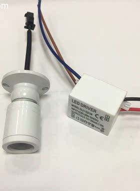 20pcs/lot White Room Light Mini 1w Led Wall Light Aluminum A