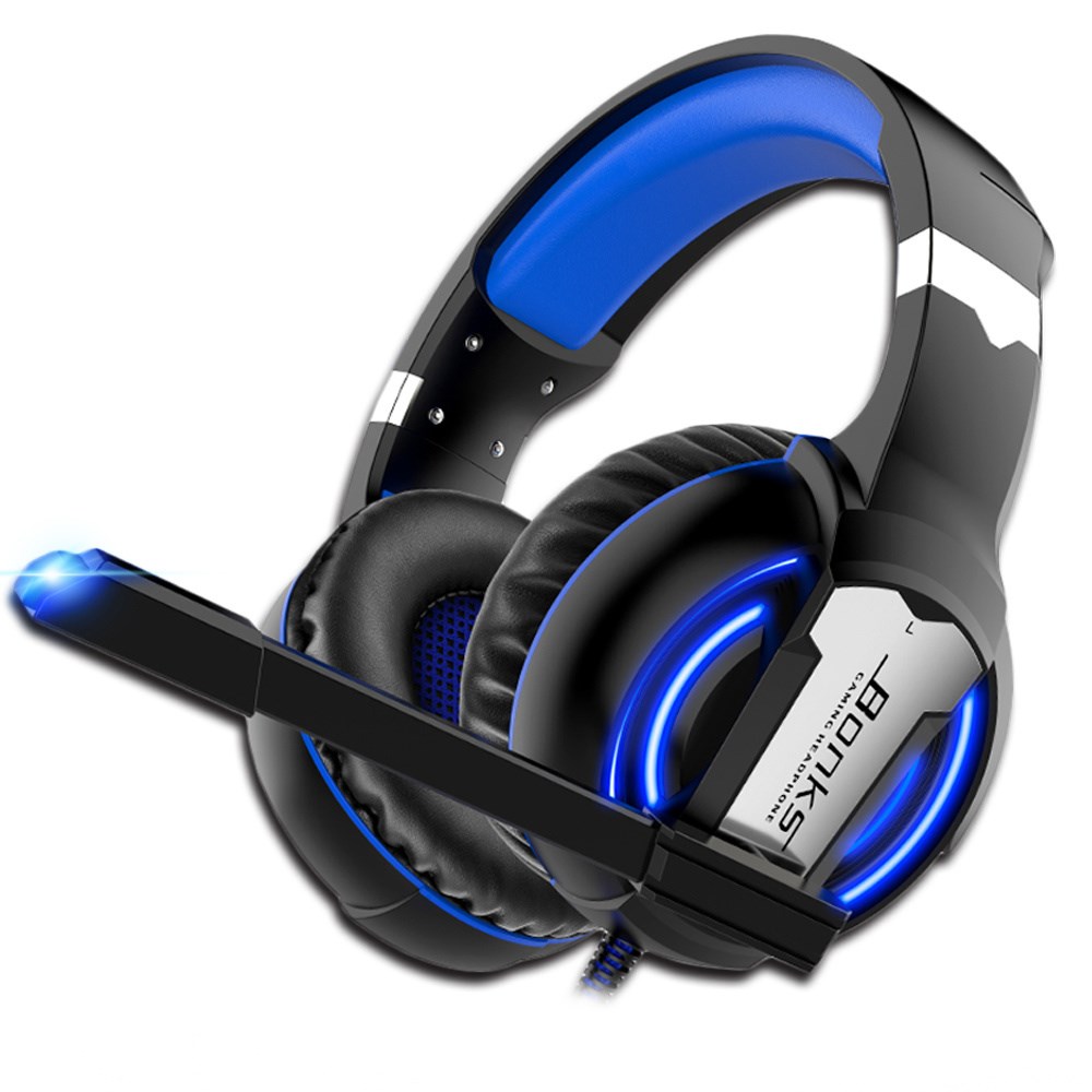 Gaming Headphones soft Microphone game Earphones Deep Bass S