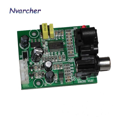 DAC Digital Decoder CS8416+CS4344 Optical Fiber Coaxial Digi
