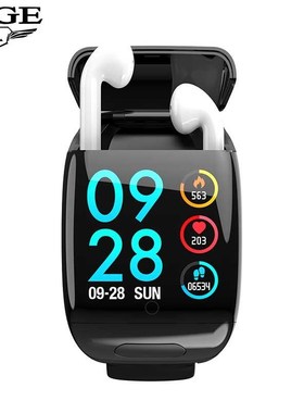 LIGE Sport Watch Earphone Smart Wristband G36 Earbud Heart