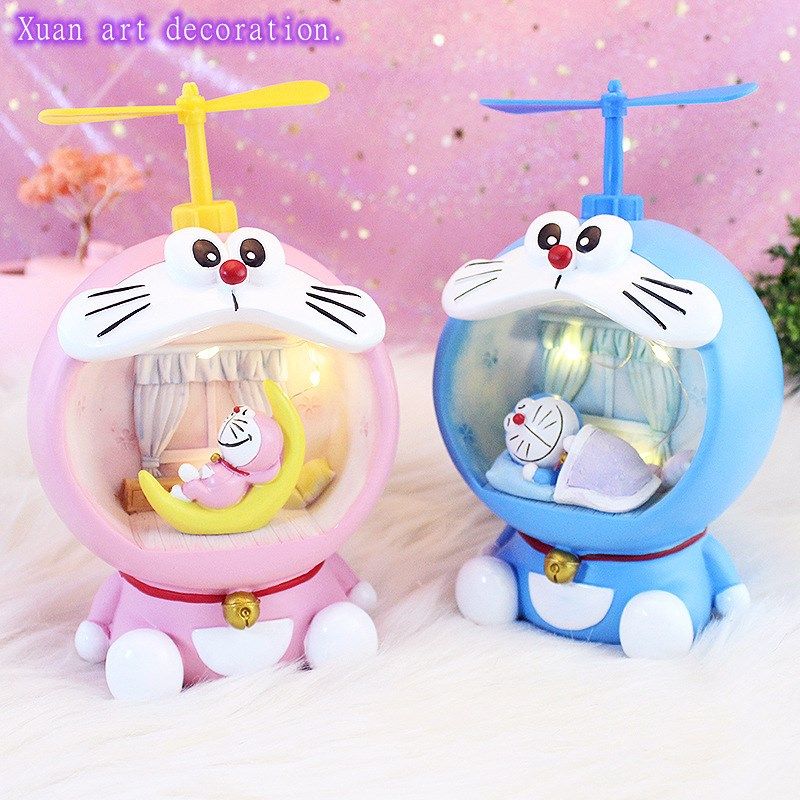 [in stock] originality doraemon night light ornaments twink