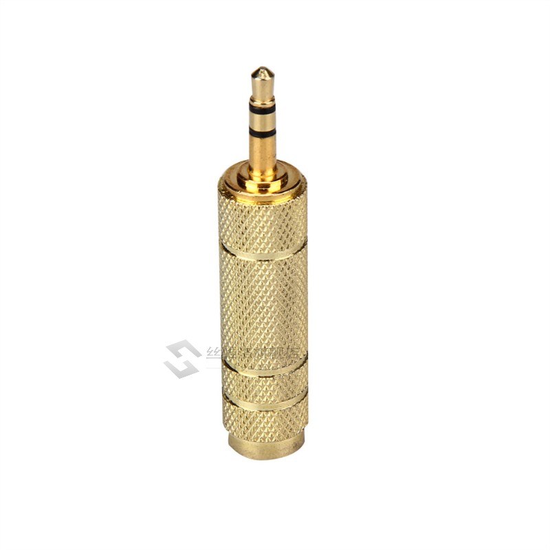 3.5mm Male To 6.35mm Female Stereo Audio Headphone Jack Adap