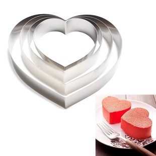 7-14INCH Heart Circle Shape Wedding Cookie Cutter Fondant Ca