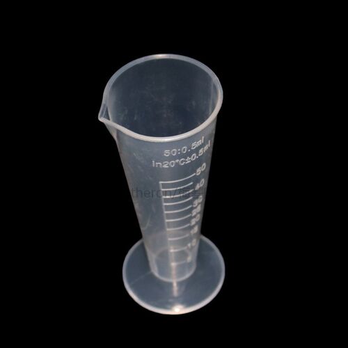 50ml Cone Plastic Measuring Cylinder Graduated Measuring Cyl