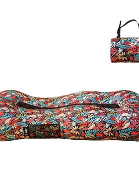 Outdoor Folding Inflatable Sofa Bed Nylon Waterproof Air Cou