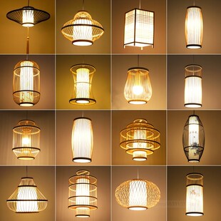 Chinese Style Pendant Lights LED Living Room Decor Restauran