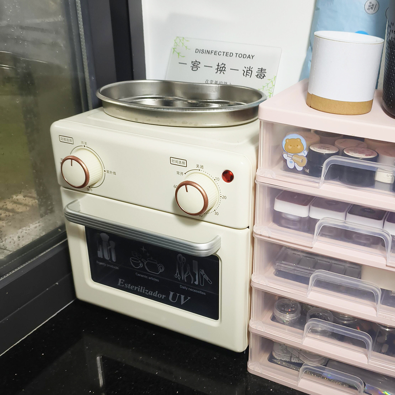 衣物火罐美容工具杀菌箱奶瓶毛巾消毒机发廊商家钞票uv消毒柜迷你