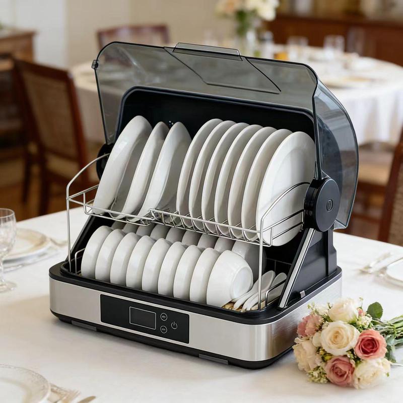 杀菌智能杀毒家用柜碗柜消毒柜碗筷架桌面式奶茶店食堂餐盘消毒柜