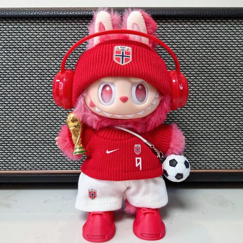 挪威队哈兰德足球玩偶娃衣球衣换装套装适合1517厘米123代通用潮