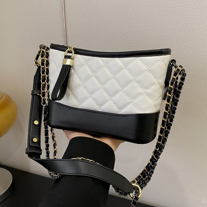 CITEX LV官方旗舰店法国小众小香风菱格链条包女高级感单肩流浪包