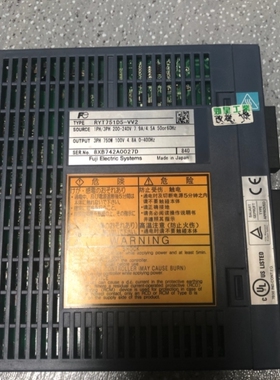 【议价】富士伺服驱动器RYT751D5-VVS89成新议价