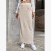 Women Wrapped High Fashion Half Waist Knitted for Hip Skirt