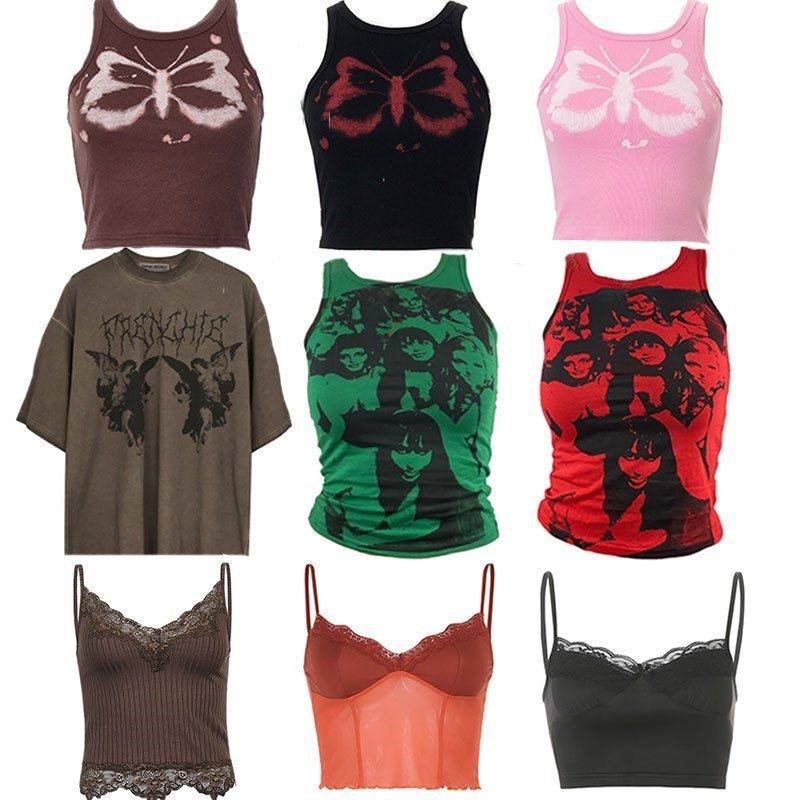 2022 Clothes Corset Tank Crop Top Women vest shirt Camisole