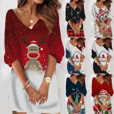 Christmas Costume Clothes Santa Claus Dress Men Fancy Suit