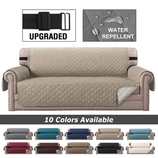 Capa de sofa cover ecido xadrez imperme&aacute;vel anti-