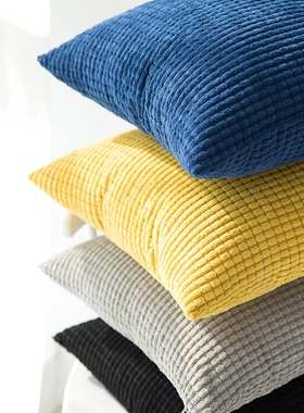 Decorative Pillows For Sofa Cushion Covers Pure Color Simple