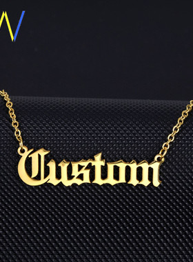 Personalized Name Necklace ,Customized Nameplate Necklaces
