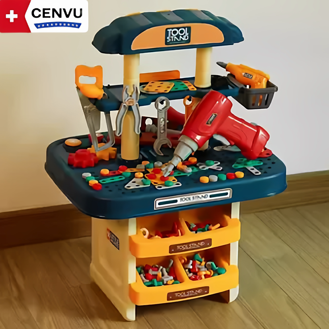 德国儿童工具箱玩具套装宝宝维修理拧螺丝益智男孩子生日礼物男童