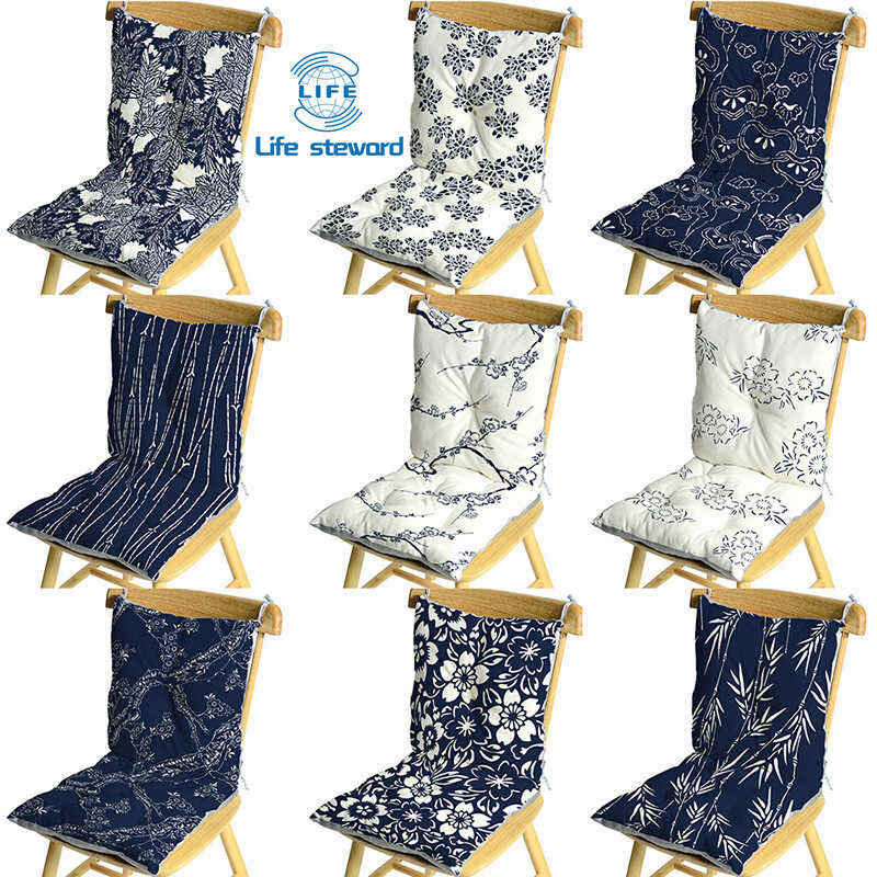 连体椅垫绒布印花一体靠背坐垫连体椅坐垫 seat cushion Backrest