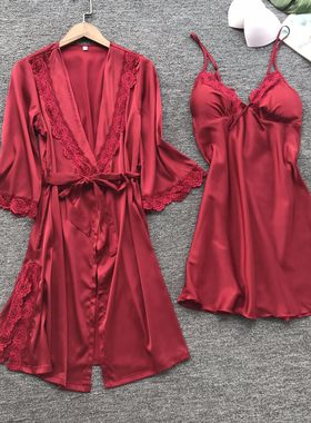 New Sexy plus size solidcolor nightdress nightgown nightgown