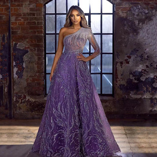 sequin Women dress亮片開叉禮服裙 party Evening slit 2024