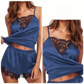 and 时尚 comfortable Fashionable pajama sets 蕾丝花边睡衣套装