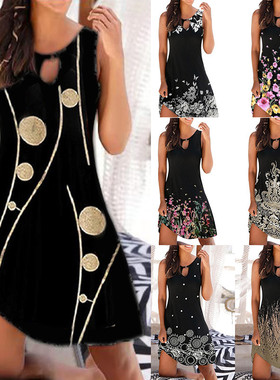 summer dresses 2022 women casual big size ladies beach dress